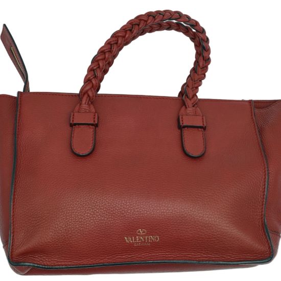 Imagen de BOLSA VALENTINO GARAVANI BRAIDED HANDLE BAG RED